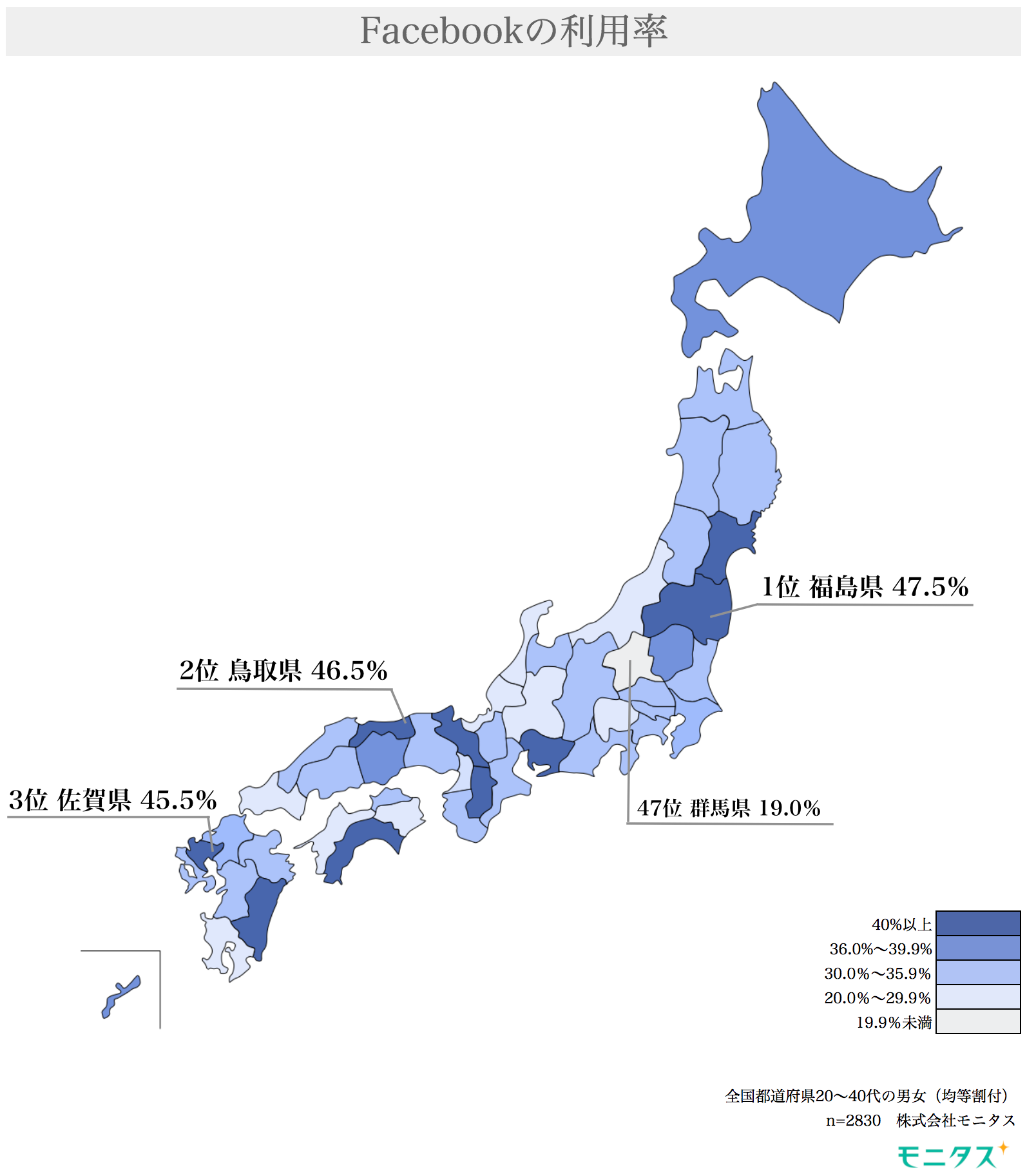 3大sns 都道府県別の利用率 に関する調査で判明する顕著な県民性