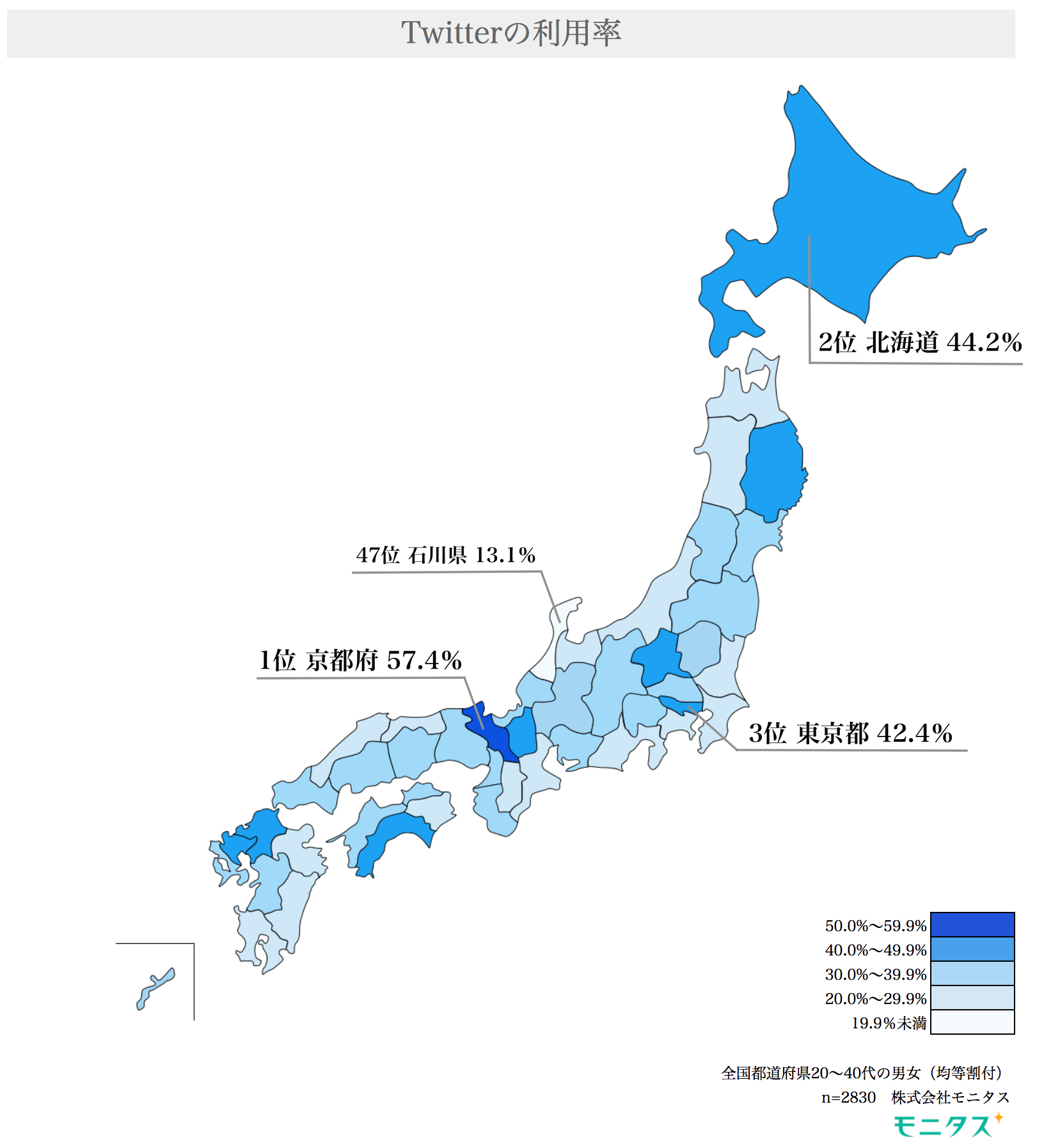 3大sns 都道府県別の利用率 に関する調査で判明する顕著な県民性