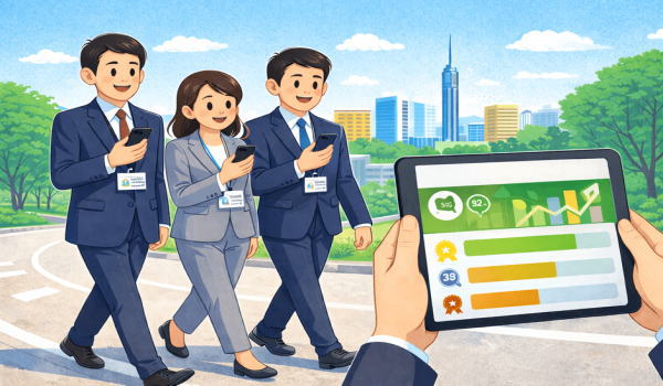 ふくおか健康づくり団体・事業所向け「宣言企業対抗ウォーキングラリー」開催を受けて スパイアソリューション株式会社が健康経営と生産性・集客の関係を可視化